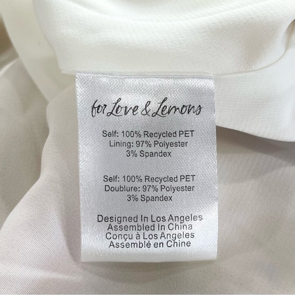 NEW For Love & Lemons Zinna Yellow Floral Mini Dress - Picture 13 of 13